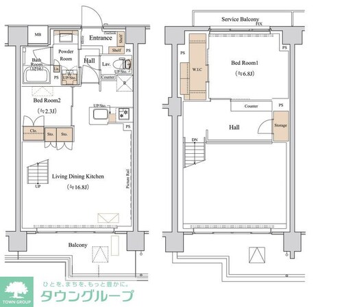 ブランシエスタ西馬込の物件間取画像